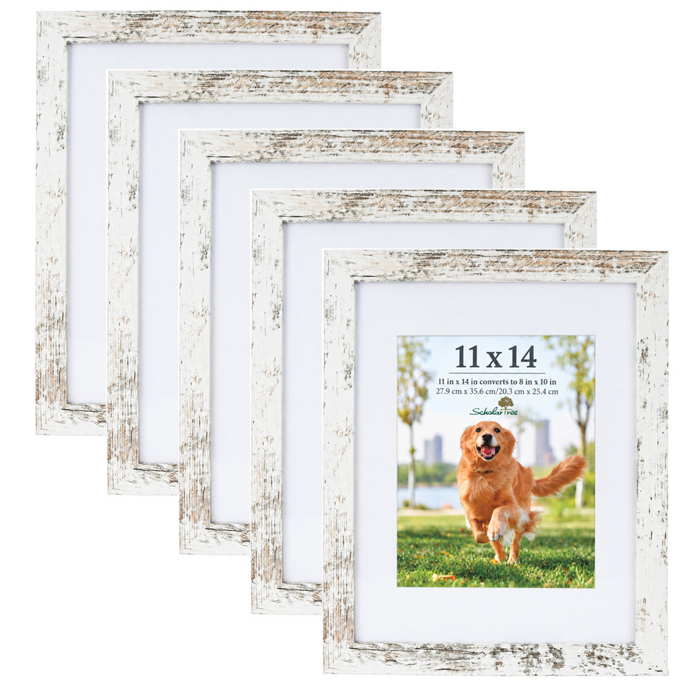 Scholartree Wood Picture Frames Front Loading Basic Tabletop Picture Frame, Wall Picture Frame