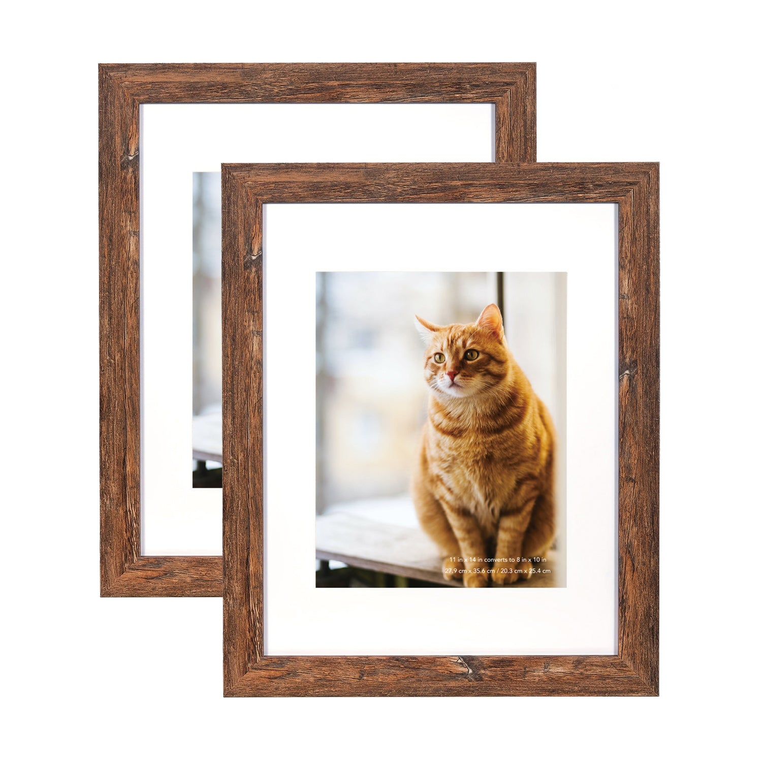 Scholartree Wood Picture Frames Front Loading Basic Tabletop Picture Frame, Wall Picture Frame