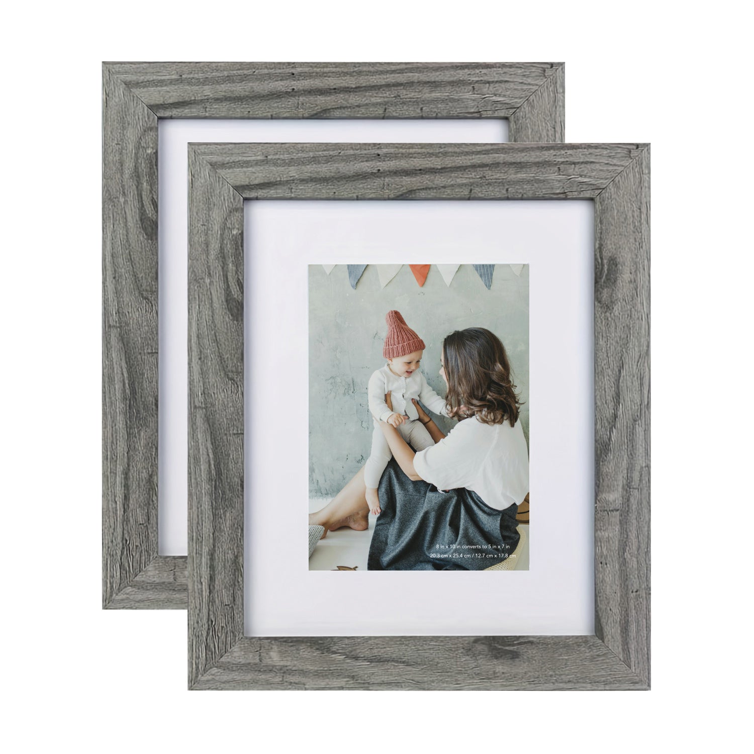Scholartree Wood Picture Frames Front Loading Basic Tabletop Picture Frame, Wall Picture Frame
