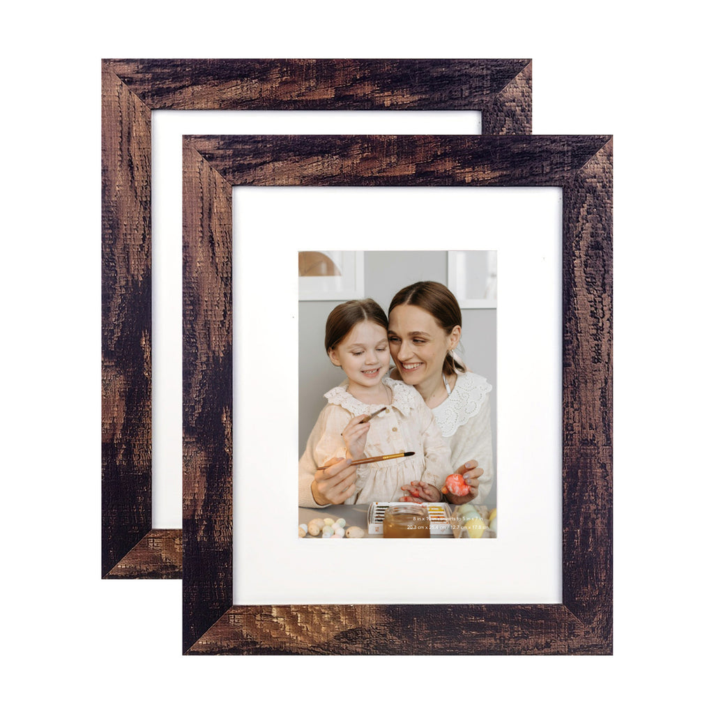 Scholartree Wood Picture Frames Front Loading Basic Tabletop Picture Frame, Wall Picture Frame