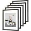 Scholartree 5 PACK Wooden Picture Frames Set, Wall Frames