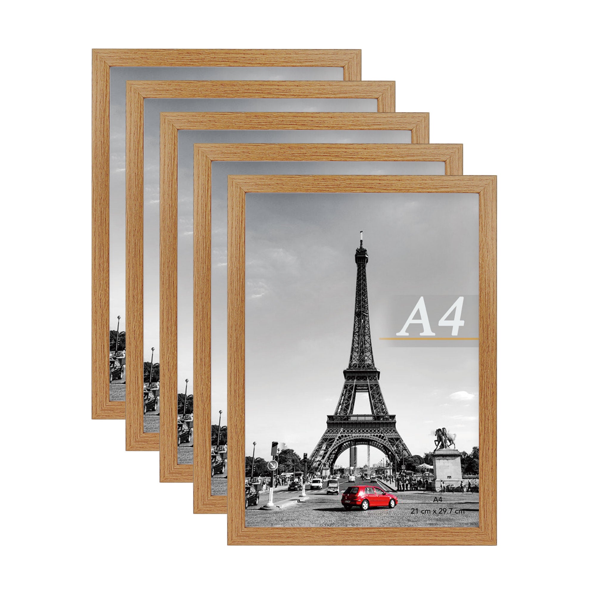 Scholartree 5-in-1 Contemporary Gallery Picture Frame Set Tabletop Picture Frames & Wall Picture Frames