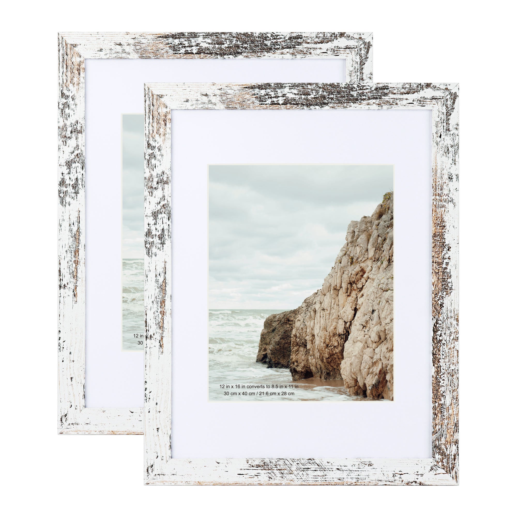 Scholartree Wood Picture Frames Front Loading Basic Tabletop Picture Frame, Wall Picture Frame