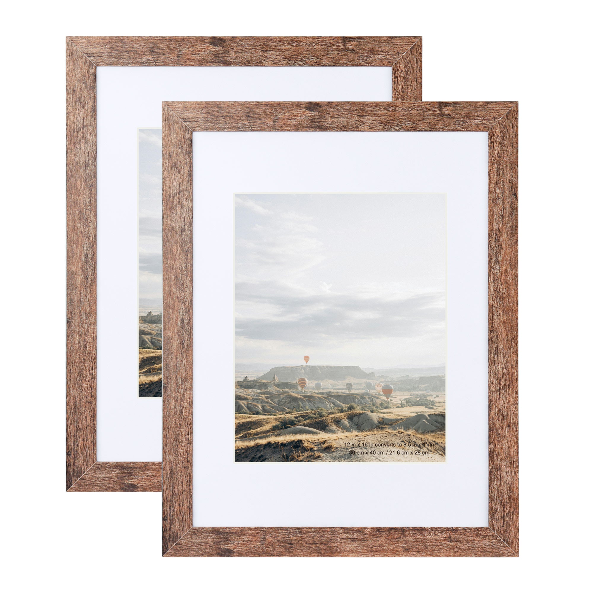 Scholartree Wood Picture Frames Front Loading Basic Tabletop Picture Frame, Wall Picture Frame