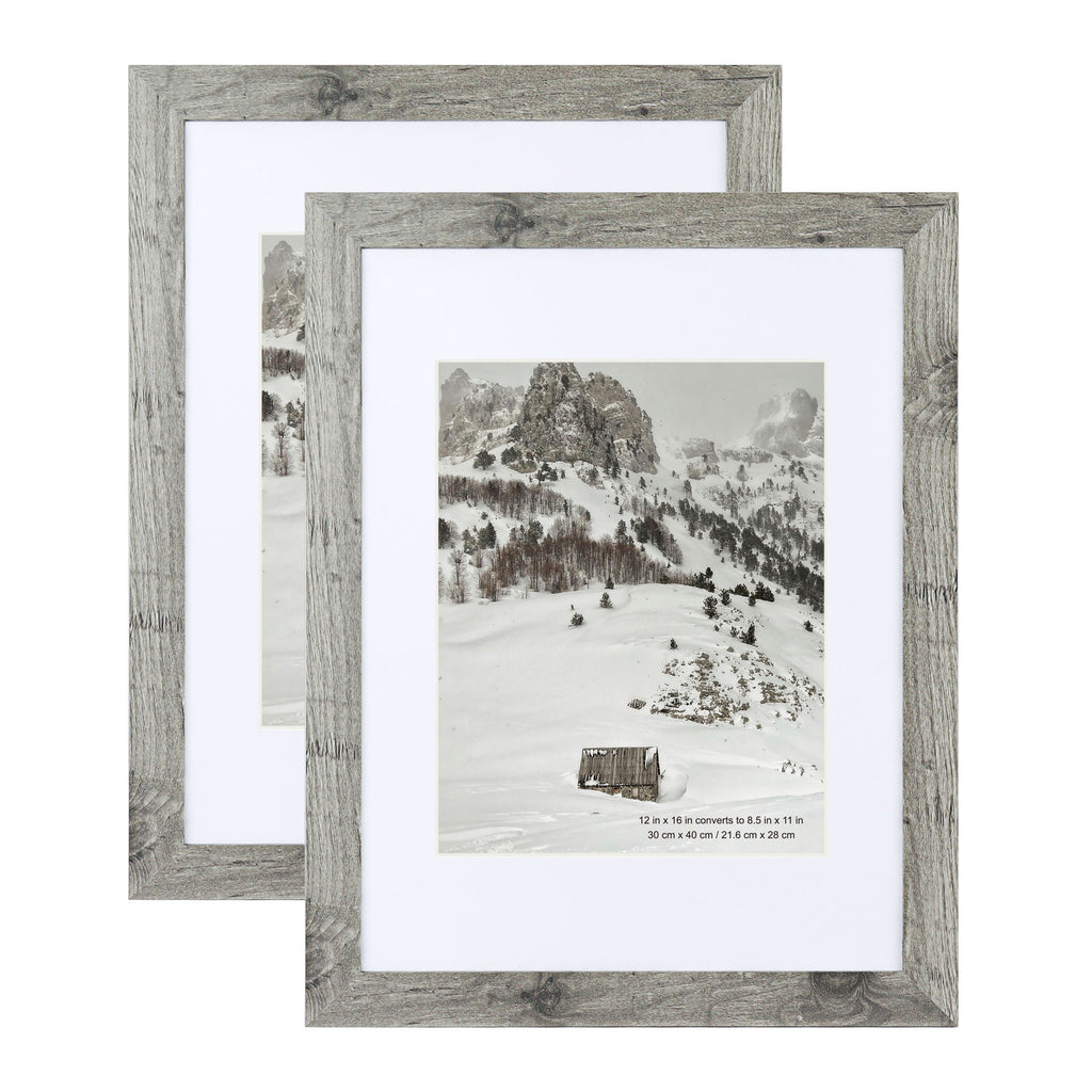 Scholartree Wood Picture Frames Front Loading Basic Tabletop Picture Frame, Wall Picture Frame