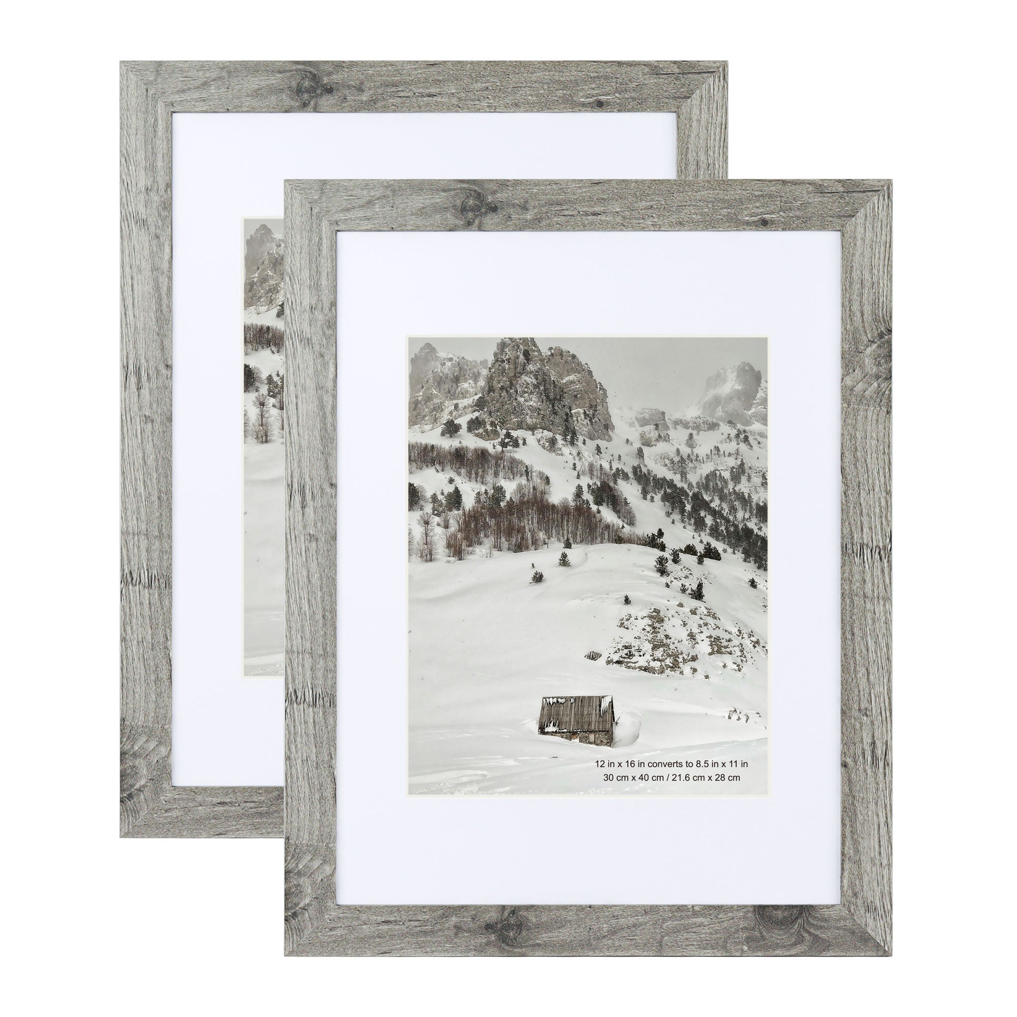 Scholartree Wood Picture Frames Front Loading Basic Tabletop Picture Frame, Wall Picture Frame