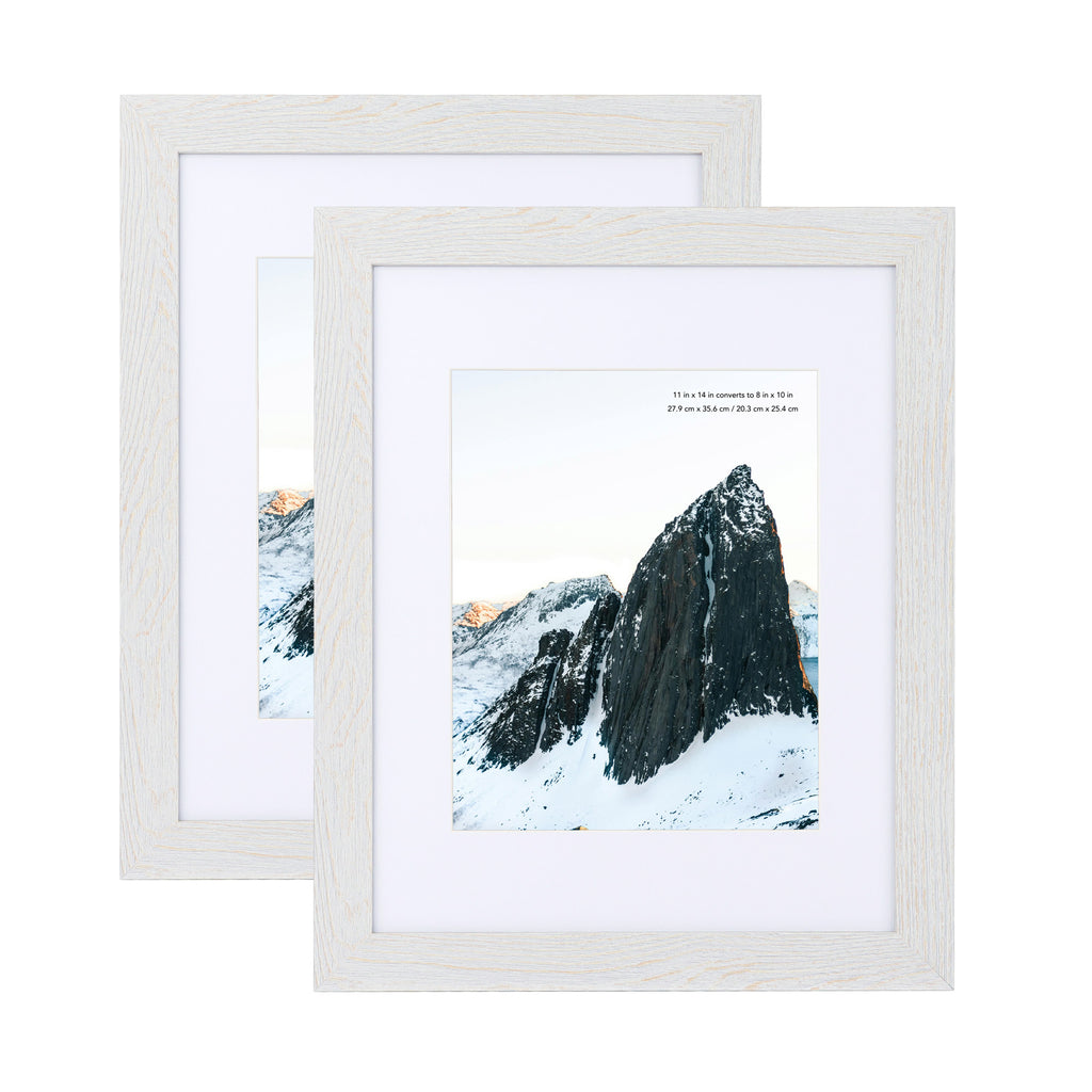 Scholartree Wood Picture Frames Front Loading Basic Tabletop Picture Frame, Wall Picture Frame