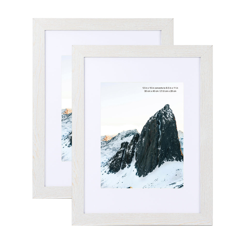 Scholartree Wood Picture Frames Front Loading Basic Tabletop Picture Frame, Wall Picture Frame