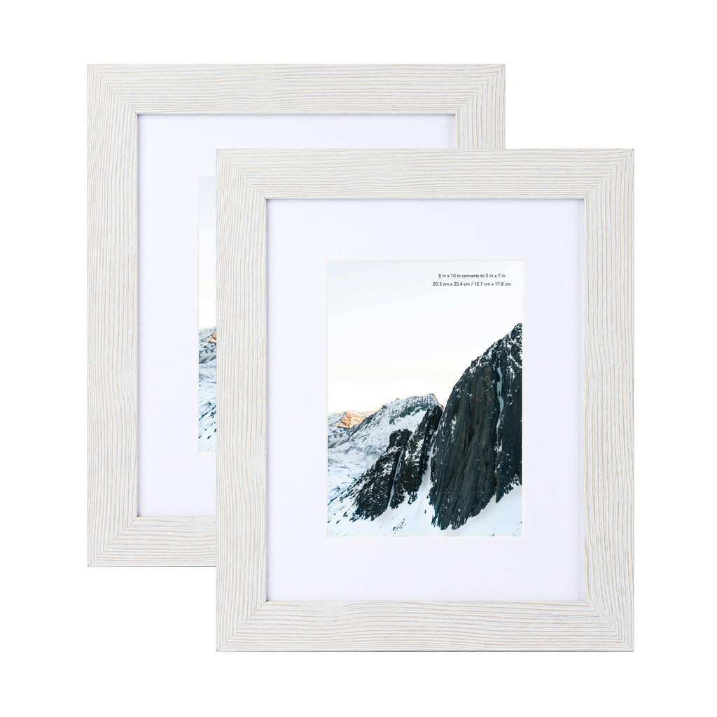 Scholartree Wood Picture Frames Front Loading Basic Tabletop Picture Frame, Wall Picture Frame