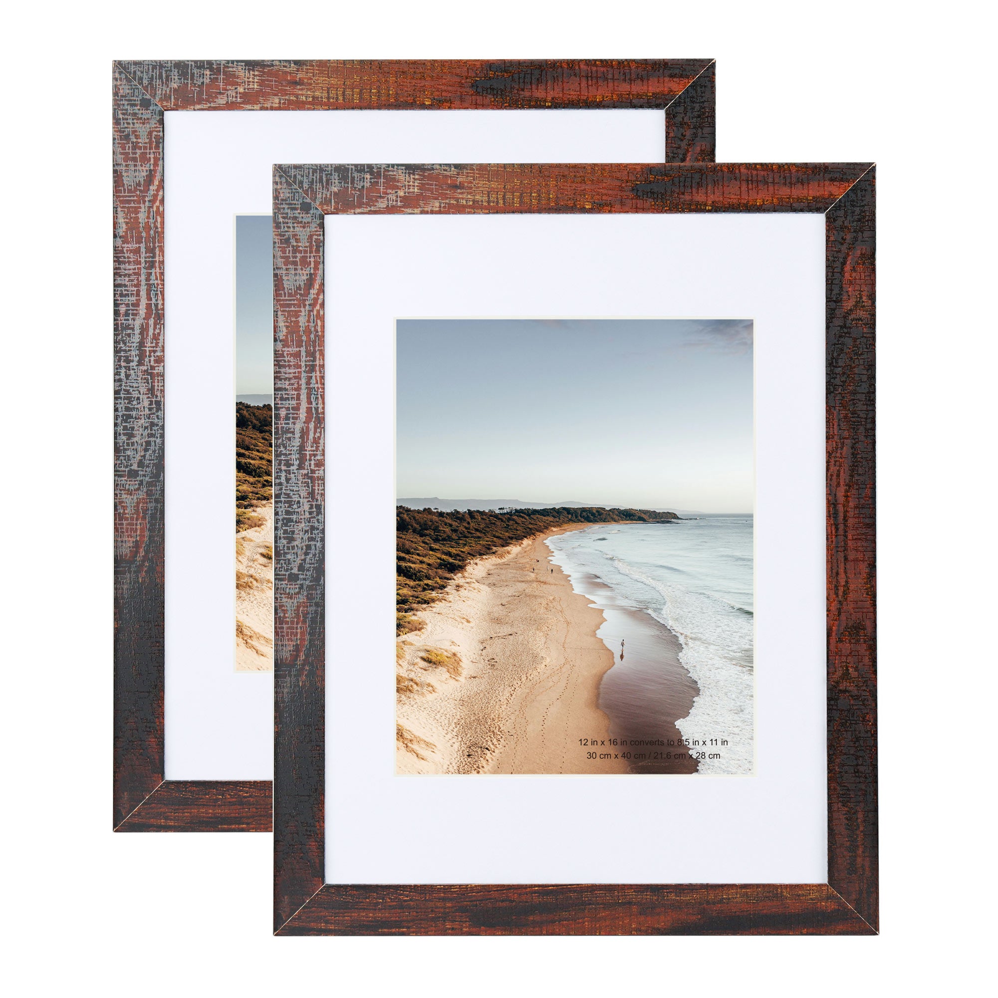 Scholartree Wood Picture Frames Front Loading Basic Tabletop Picture Frame, Wall Picture Frame