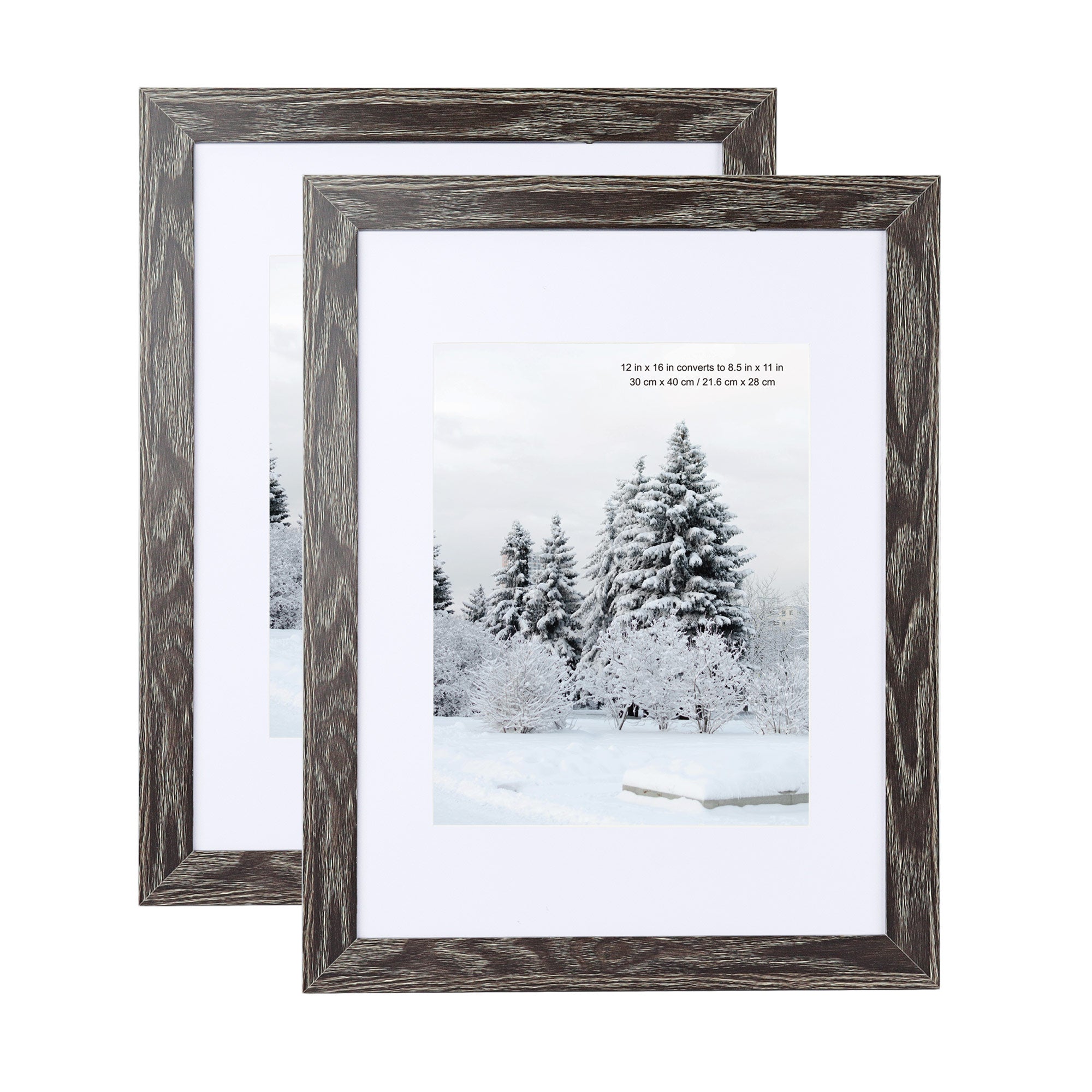 Scholartree Wood Picture Frames Front Loading Basic Tabletop Picture Frame, Wall Picture Frame